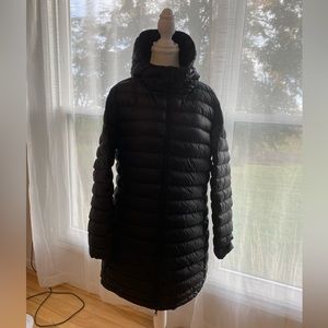 Lole packable puffer jacket black